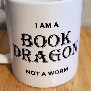 Book Dragon mug